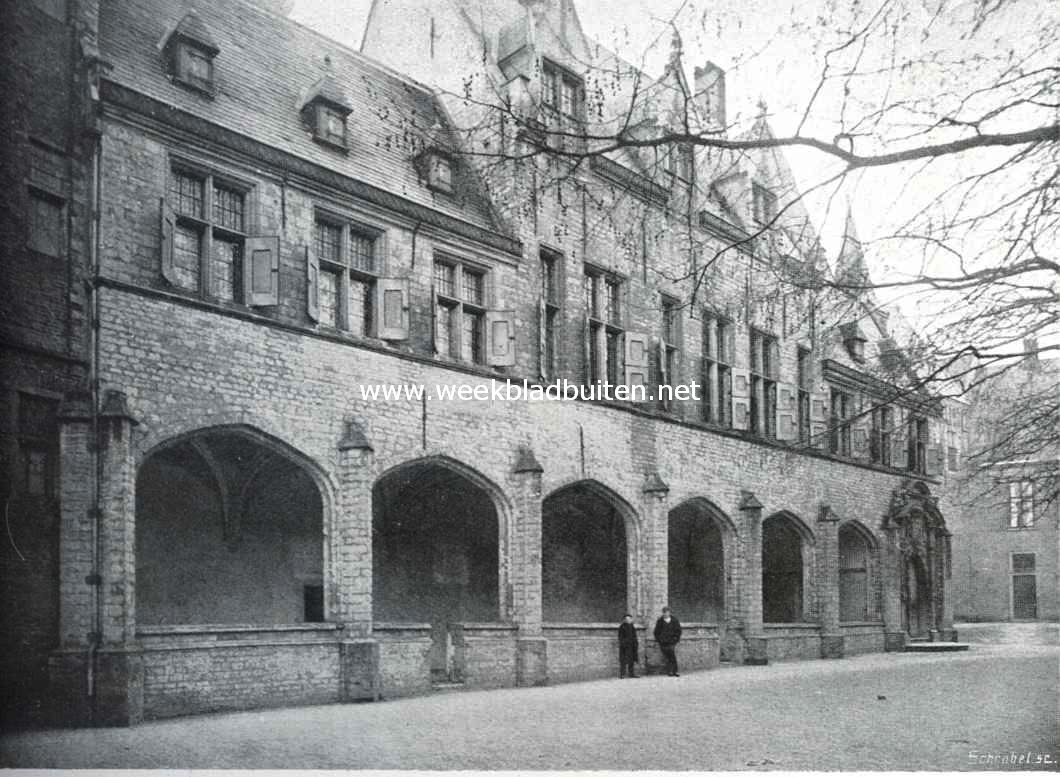 Behoud en bevordering van natuur- en stadsschoon. Zuidzijde der Abdij te Middelburg