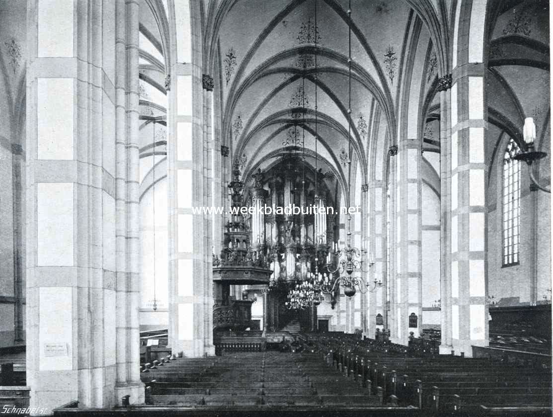 De Groote of St. Michalskerk te Zwolle. Inwendig