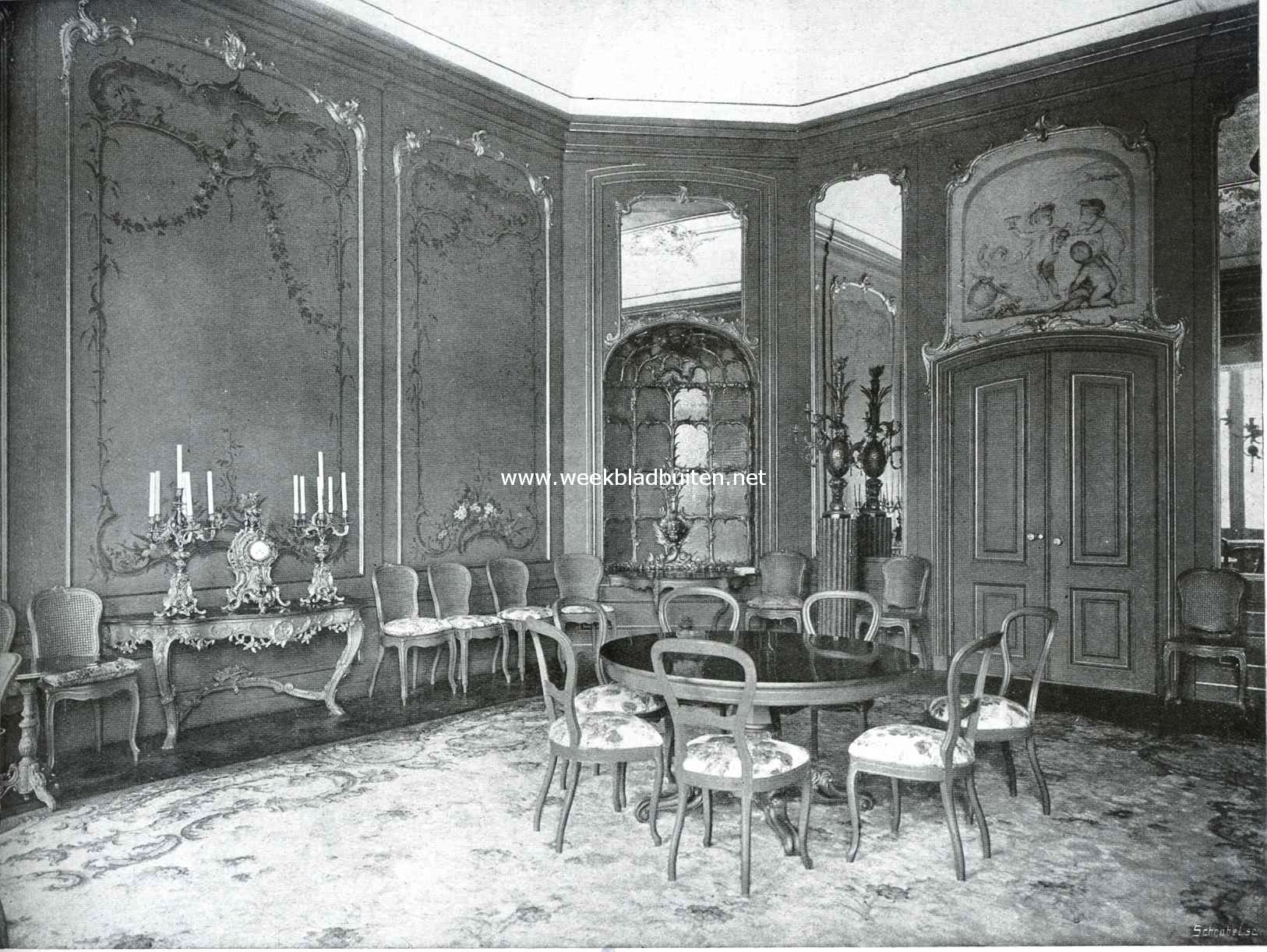 De salon in Huize Boschbeek