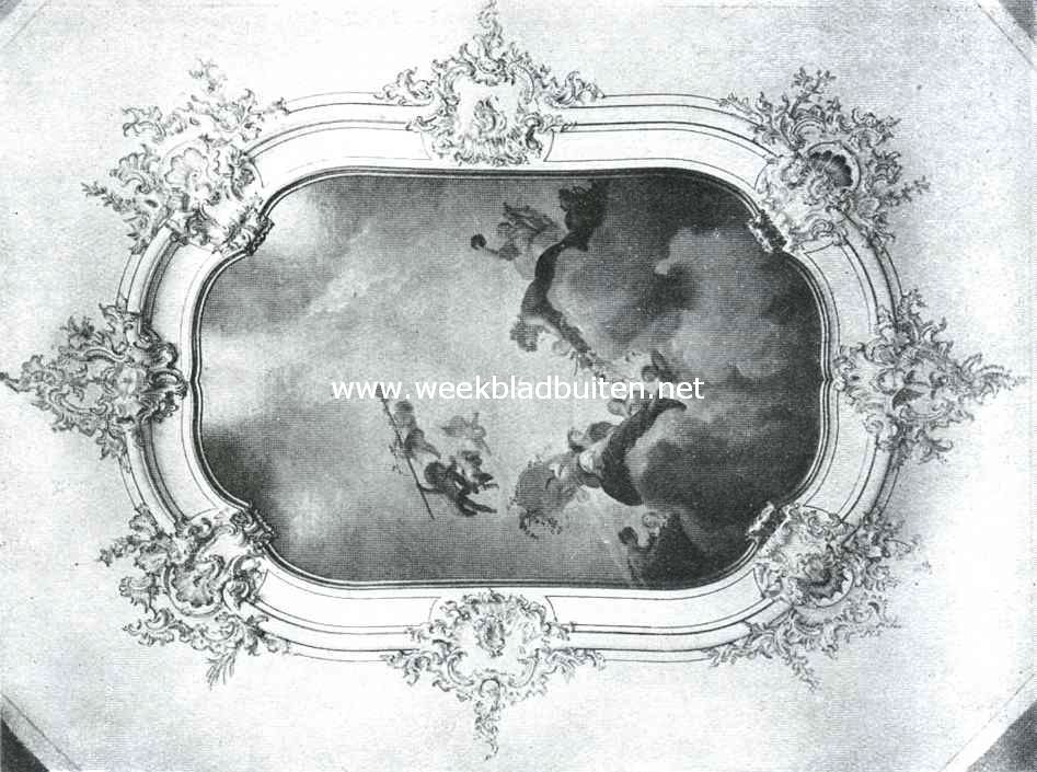 Boschbeek. Plafond in den salon