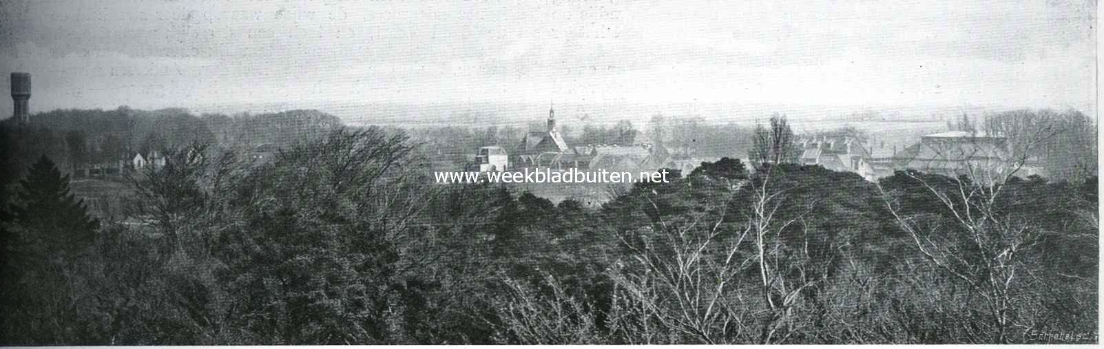 Boschbeek. - Gezicht van de belvedre af op het dorp Heemstede
