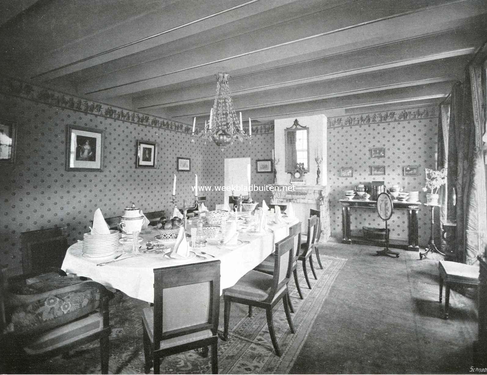 Het oude heerenhuis op de tentoonstelling 