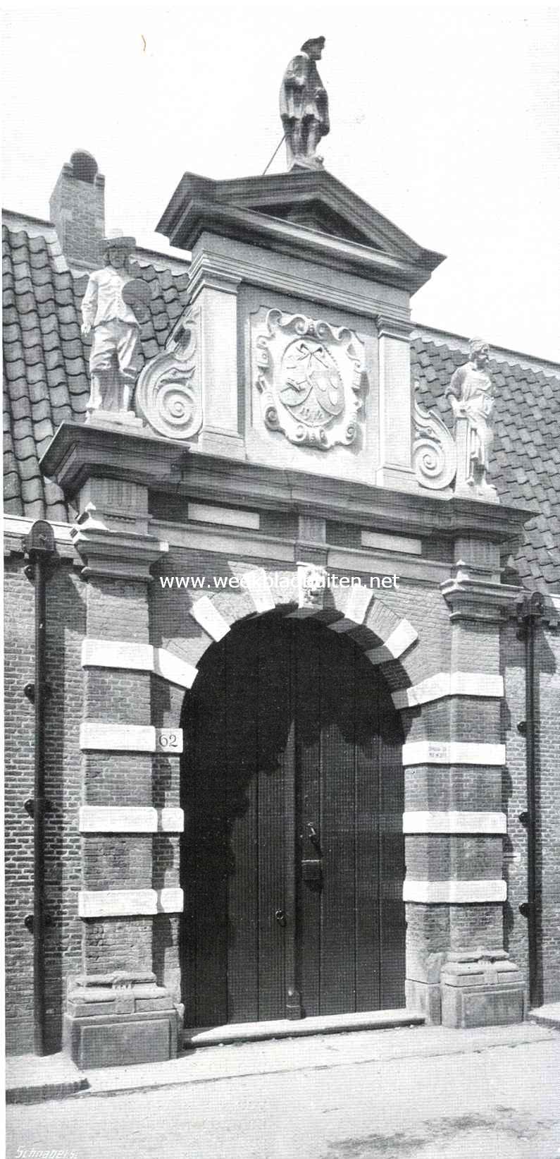 Het nieuwe Frans Hals-museum te Haarlem. De toegangspoort aan het Groot Heiligland