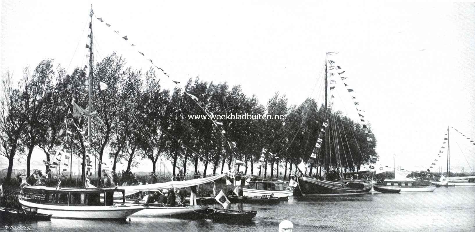 De tocht van de Roei- en Zeilvereeniging 
