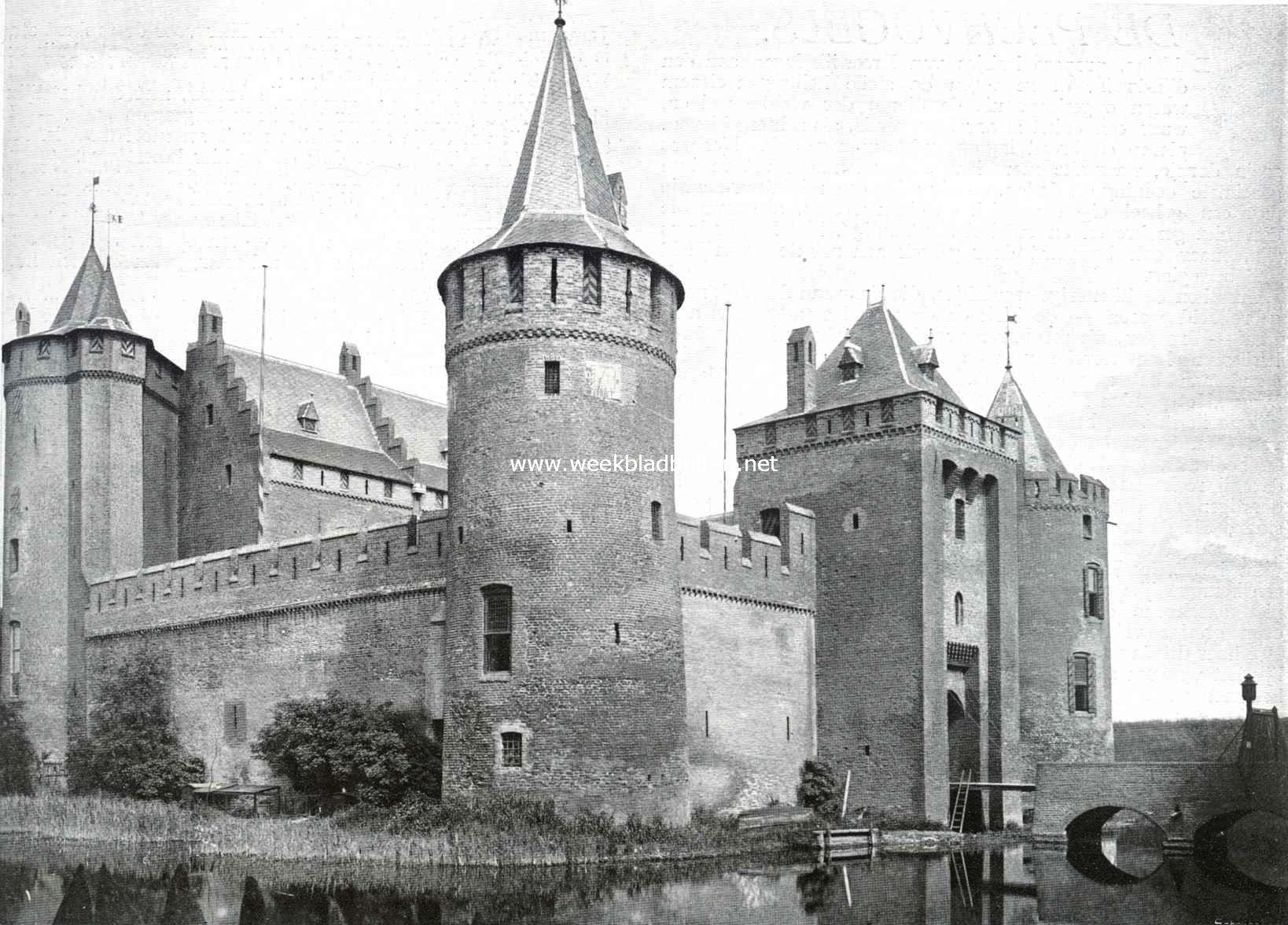 In 't kasteel van Hooft. Het Muiderslot, gezien van de landzijde