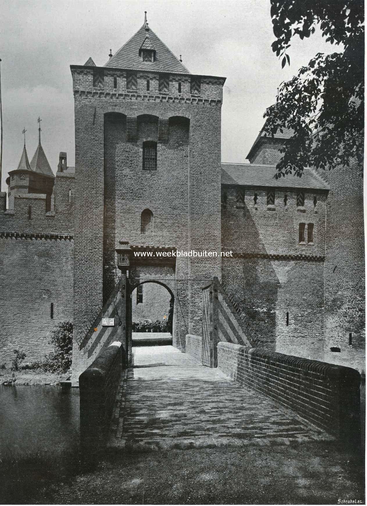 De ingang van het Muiderslot