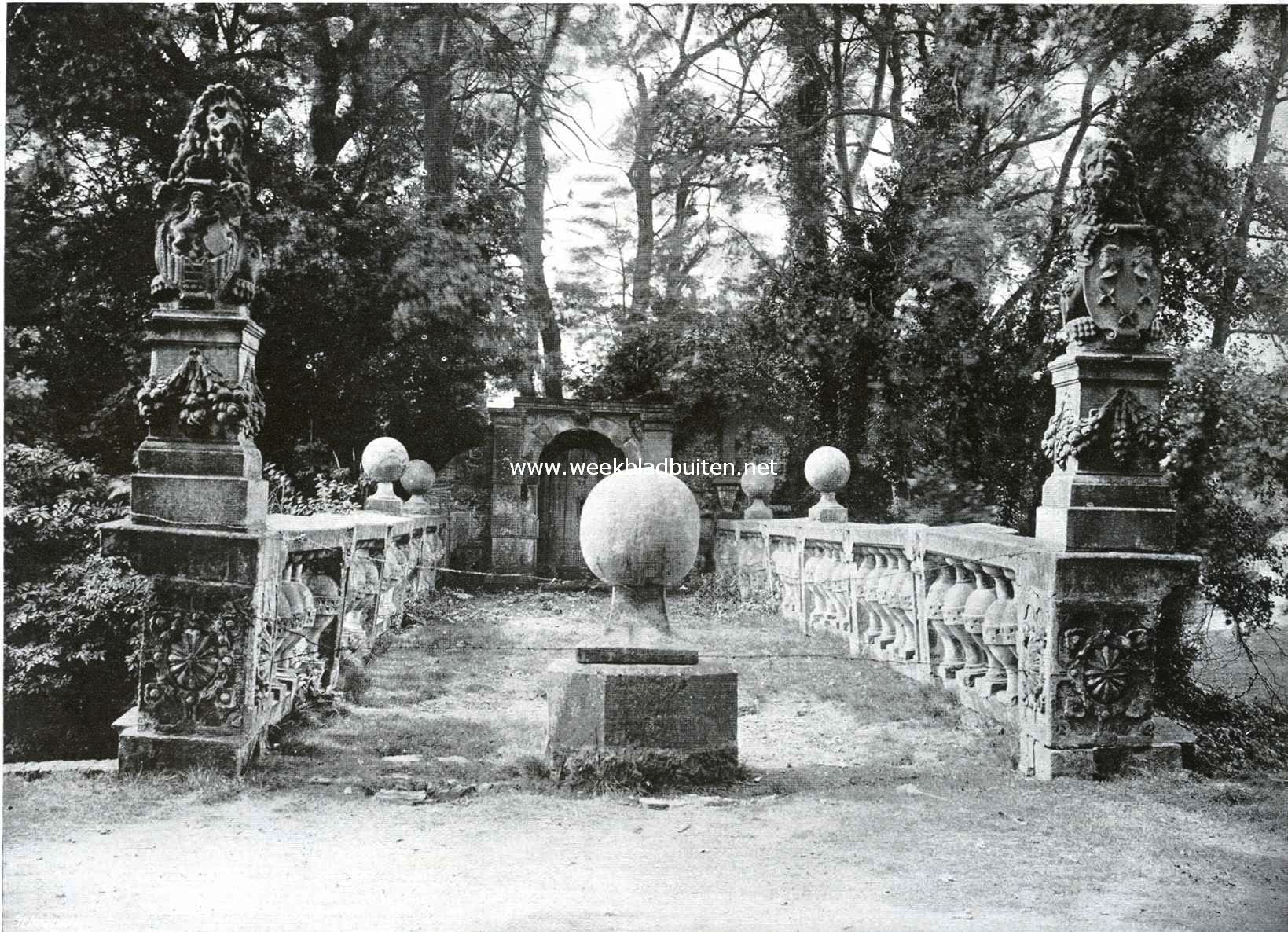 De Rune van Heemstede. De oude slotbrug van het kasteel van Heemstede