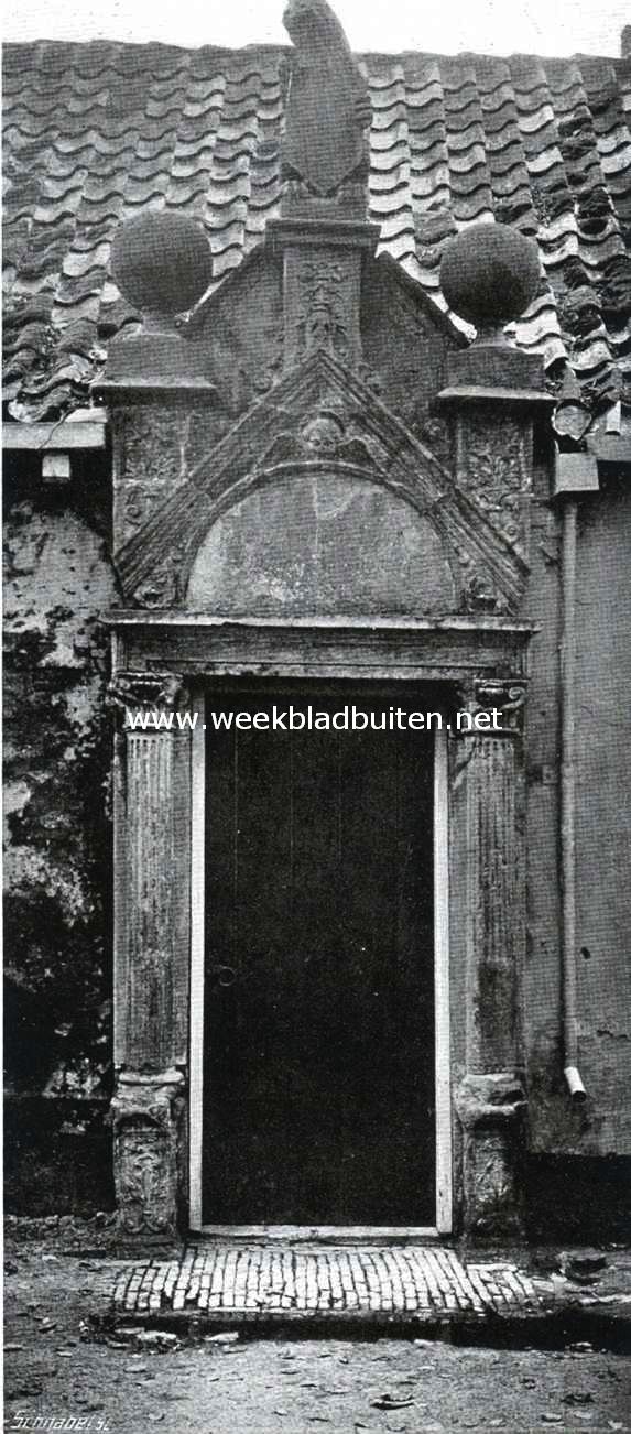 De Rune van Heemstede. Overblijfselen van het kasteel van Heemstede. Oud poortje