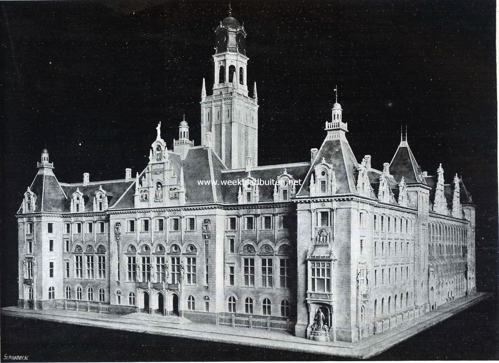 Het ontwerp S.P.Q.R. van Prof. Evers voor het nieuwe Rotterdamsche stadhuis