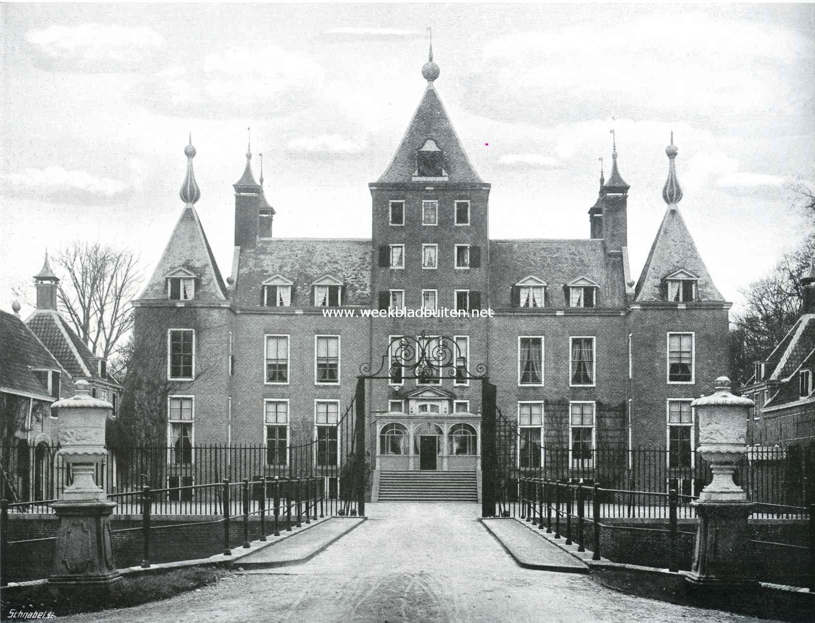 Het kasteel Renswoude, voorzijde