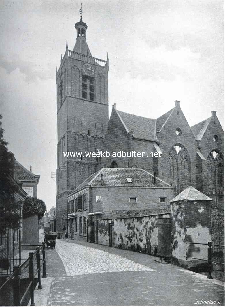 Vianen. Gezicht op de Hervormde Kerk