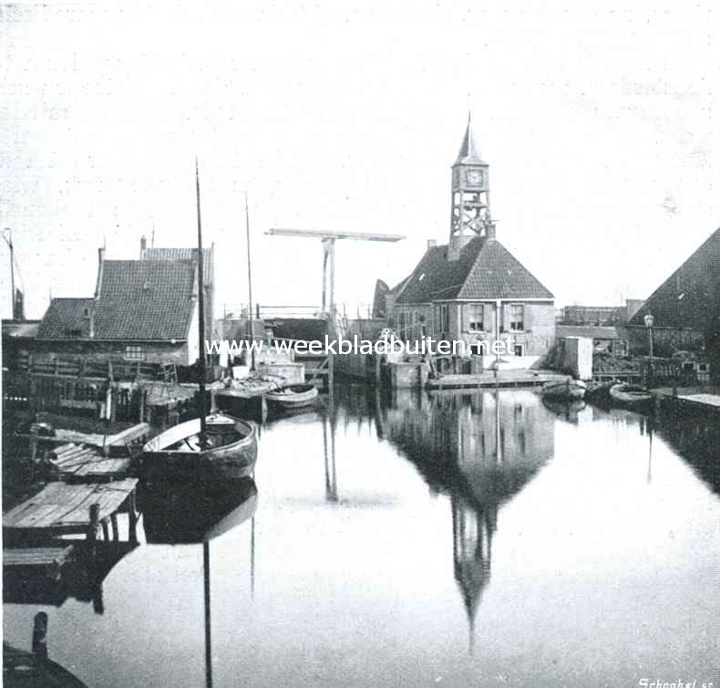 Hindeloopen. Het gebouw van den vischafslag