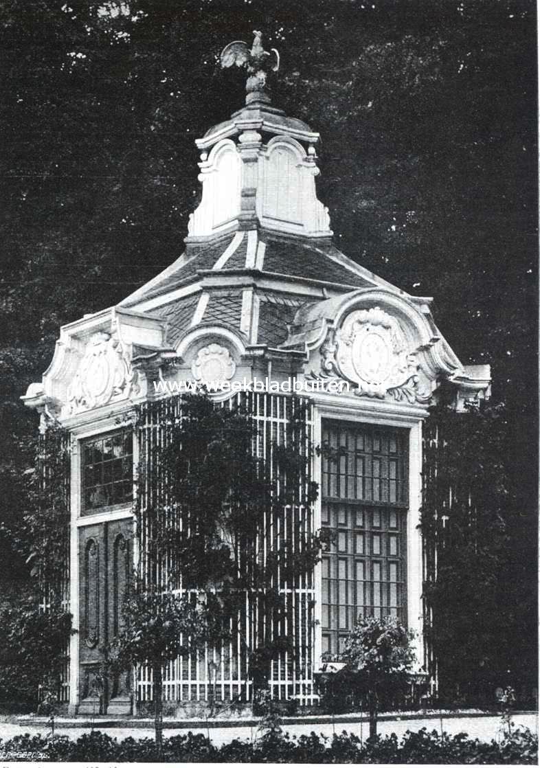 Het kasteel Rosendaal. Het oude pronkkabinet van koningin Maria