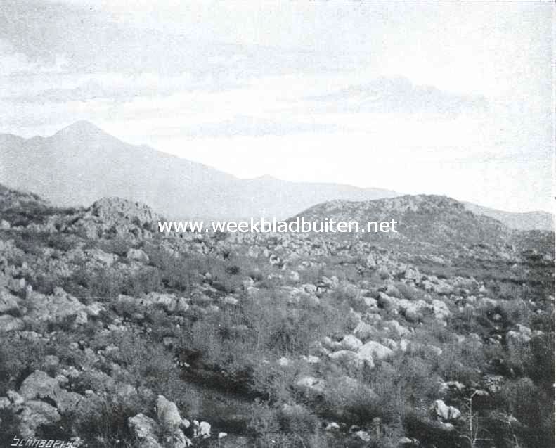 Het Albaneesche berglandschap