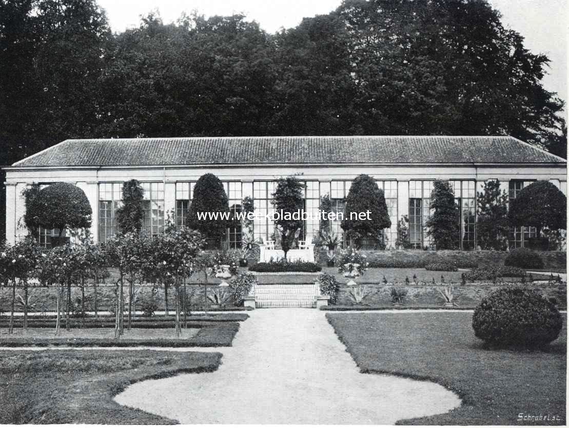 Het kasteel Rosendaal. De oranjerie