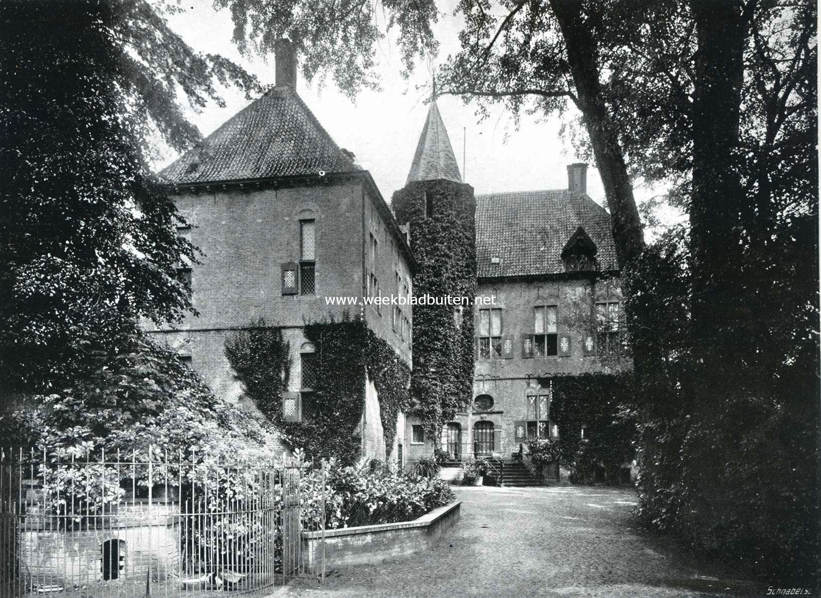 Het Huis te Vorden. Gezien van de zuidzijde. De oorspronkelijke voorgevel