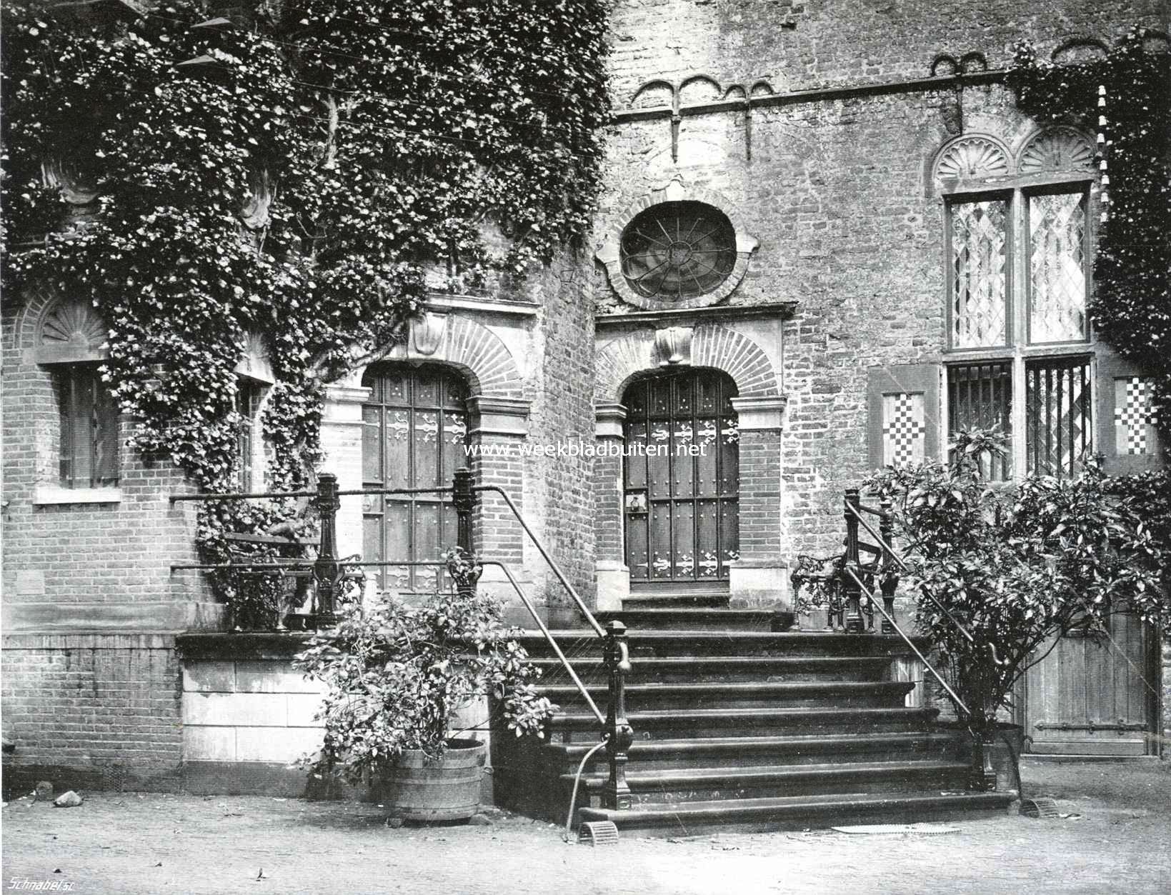 Het Huis te Vorden. Dtail van den zuidelijken gevel