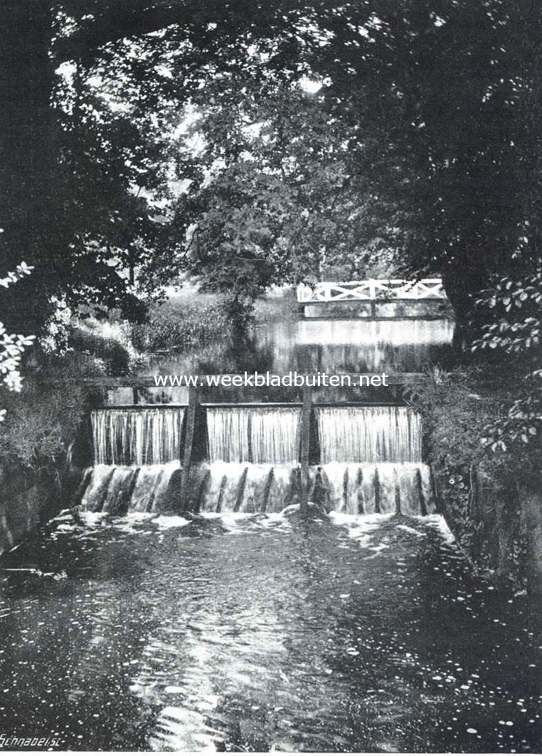 De waterval bij het Huis 