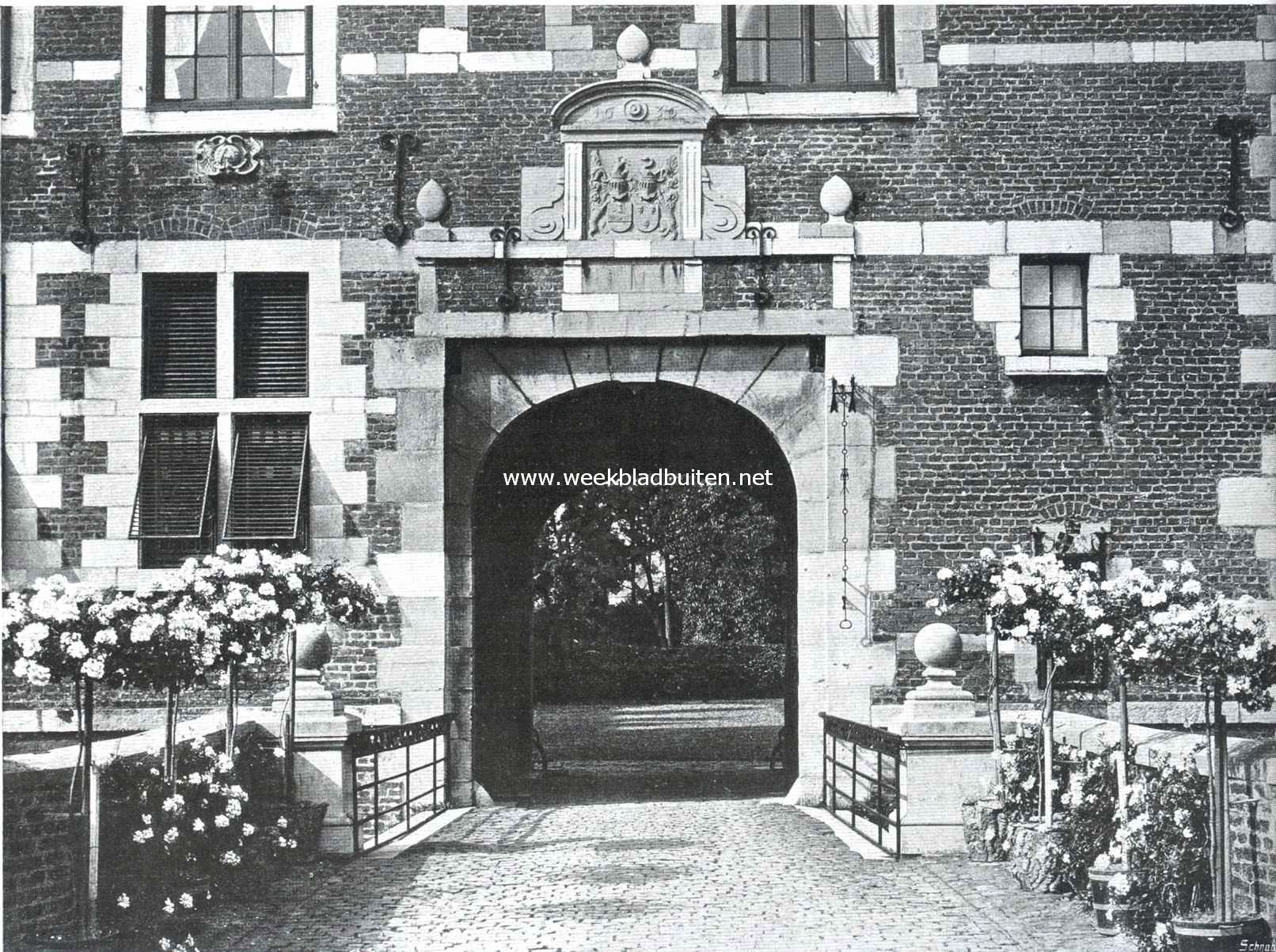 Kasteel Eysden. De toegangspoort