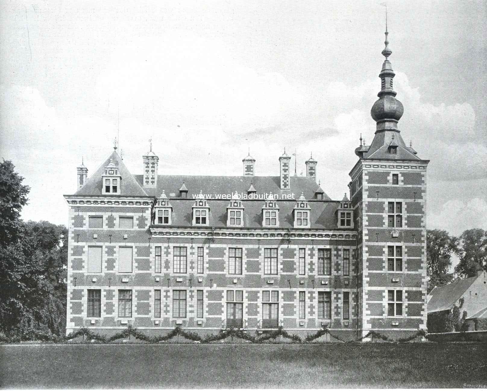 Kasteel Eysden. Zijgevel