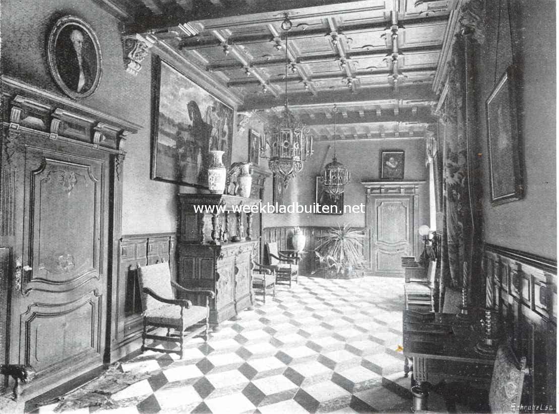 Kasteel Eysden. De hal