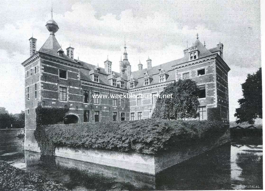 Kasteel Eysden. Achterzijde