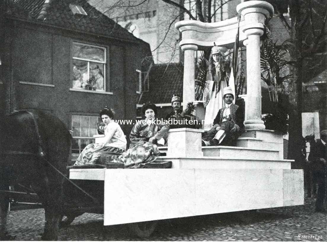 De onafhankelijkheidsfeesten te Gouda op 19 Nov. l.l. De zegewagen 