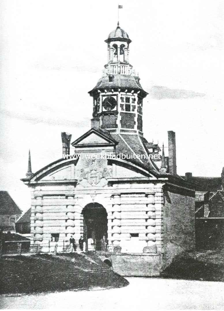 Sloopend herboren Nederland. De Vlissingsche Poort te Middelburg, gesloopt omstreeks 1875