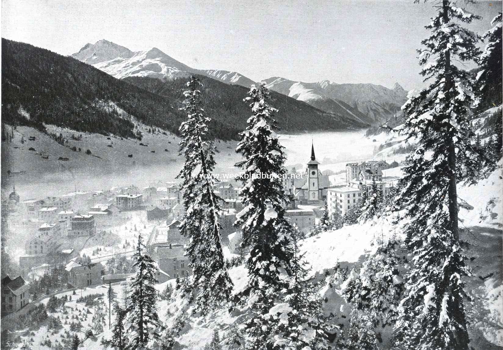 Davos-Platz in den winter