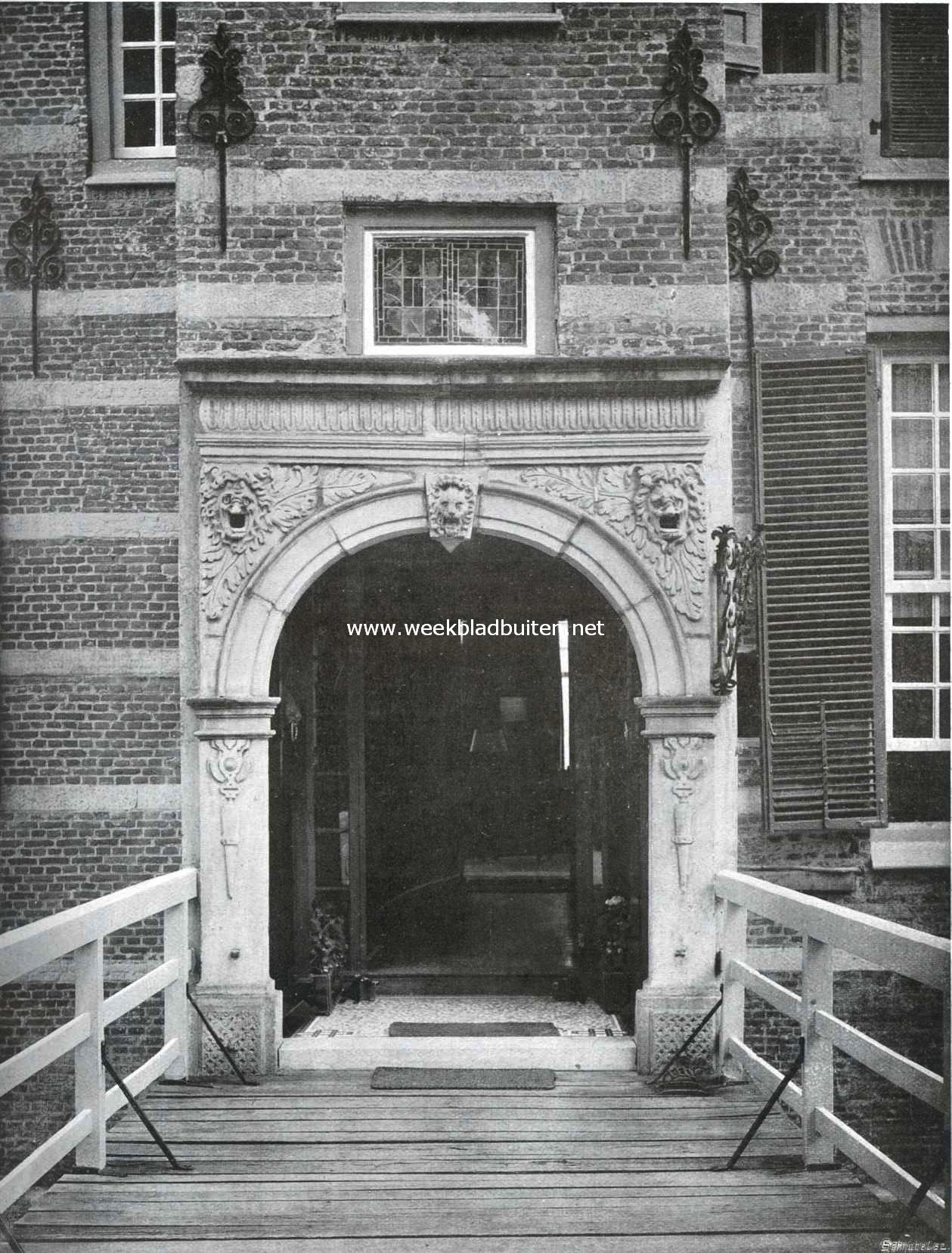 Kasteel Bouvigne. De toegangspoort