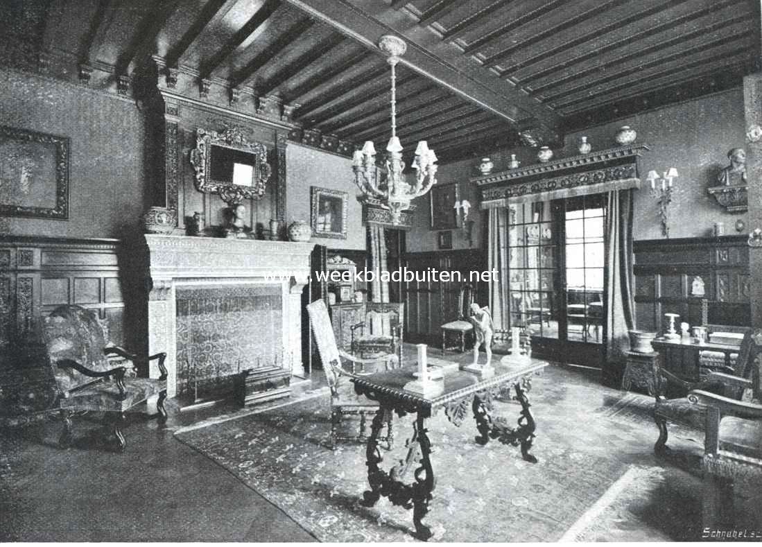 Kasteel Bouvigne. De salon