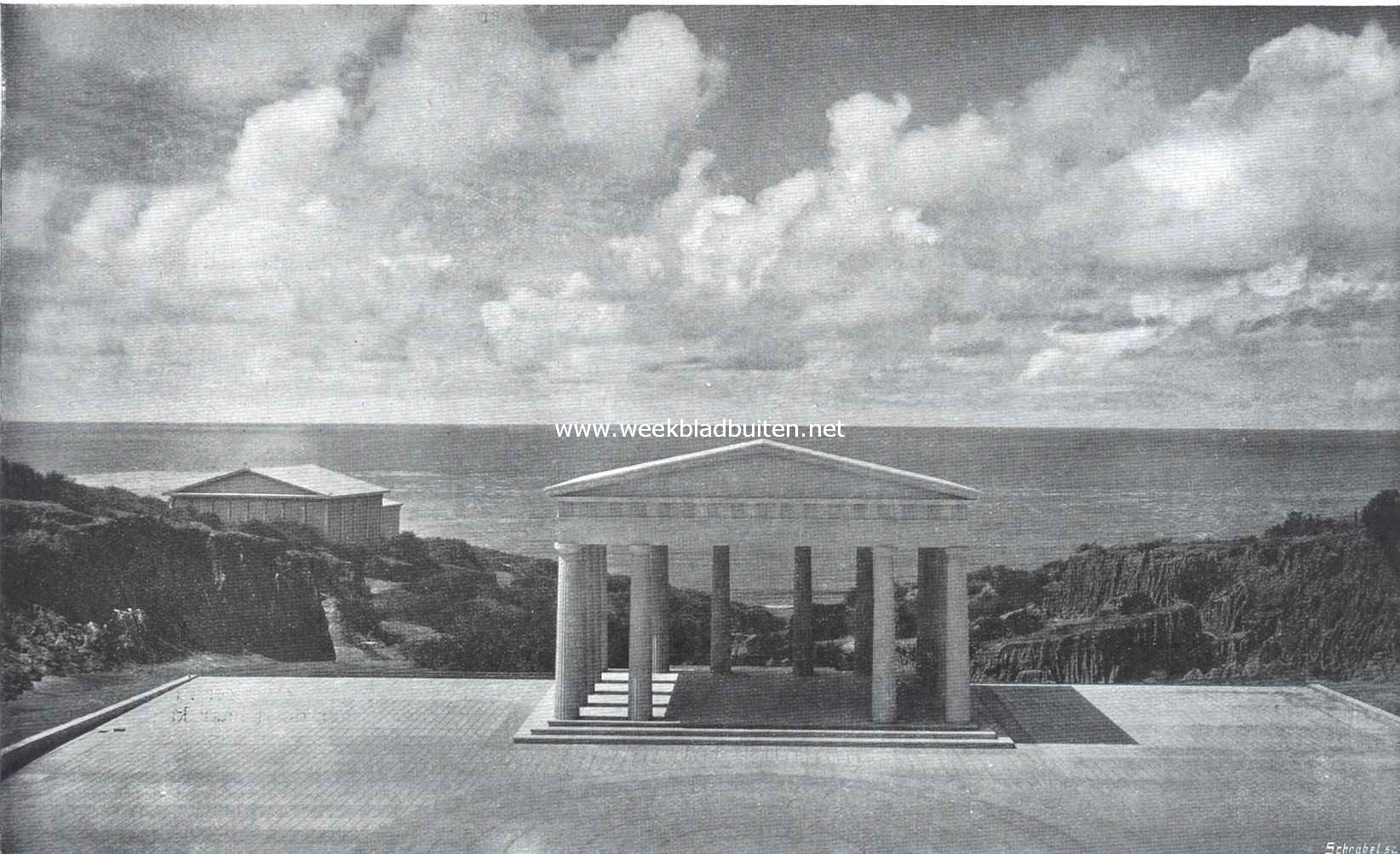 San Diego en Lomaland. Het Grieksche openlucht theater te Point Loma