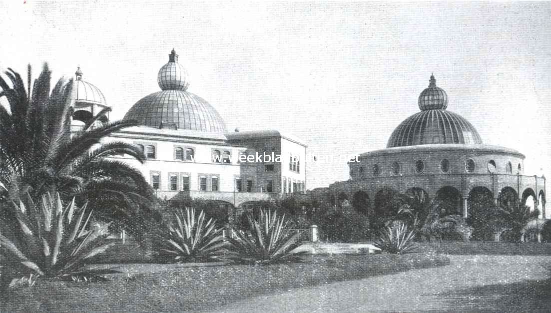 San Diego en Lomaland. Arische herdenkingstempel en gebouw van het 