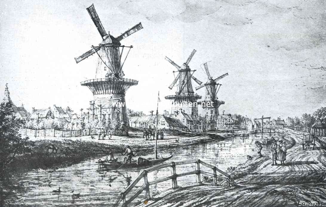 Sloopend herboren-Nederland. IV. Een eeuw slooperswerk in Den Haag. De Westermolens bij de Loosduinsche brug, thans alle verdwenen