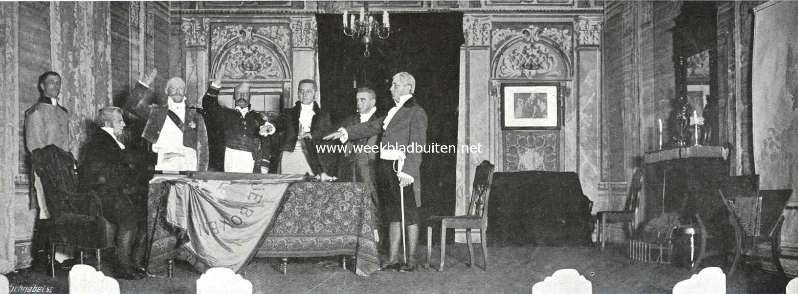 Opvoering van 't historisch spel 