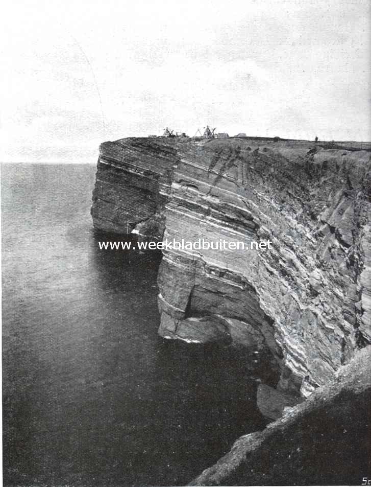 De rotsen van Helgoland