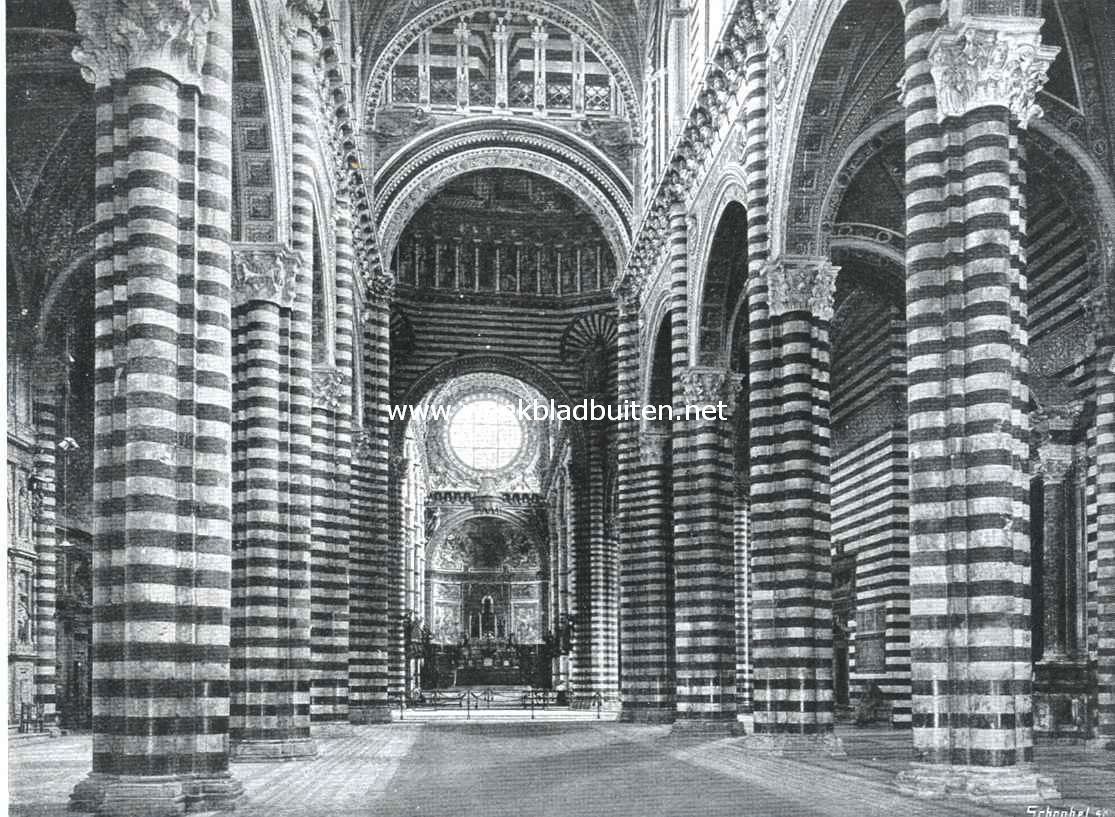 Siena, de droomstad. De kathedraal van Siena van binnen