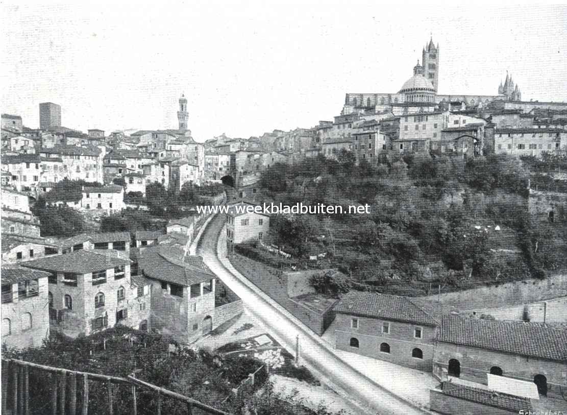 Siena, de droomstad. Siena van St. Dominicus gezien