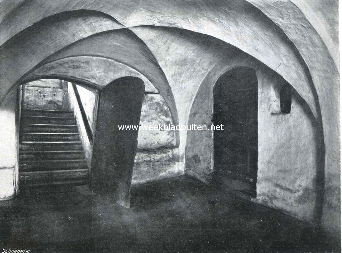 De Wijenburgh. De keldergewelven