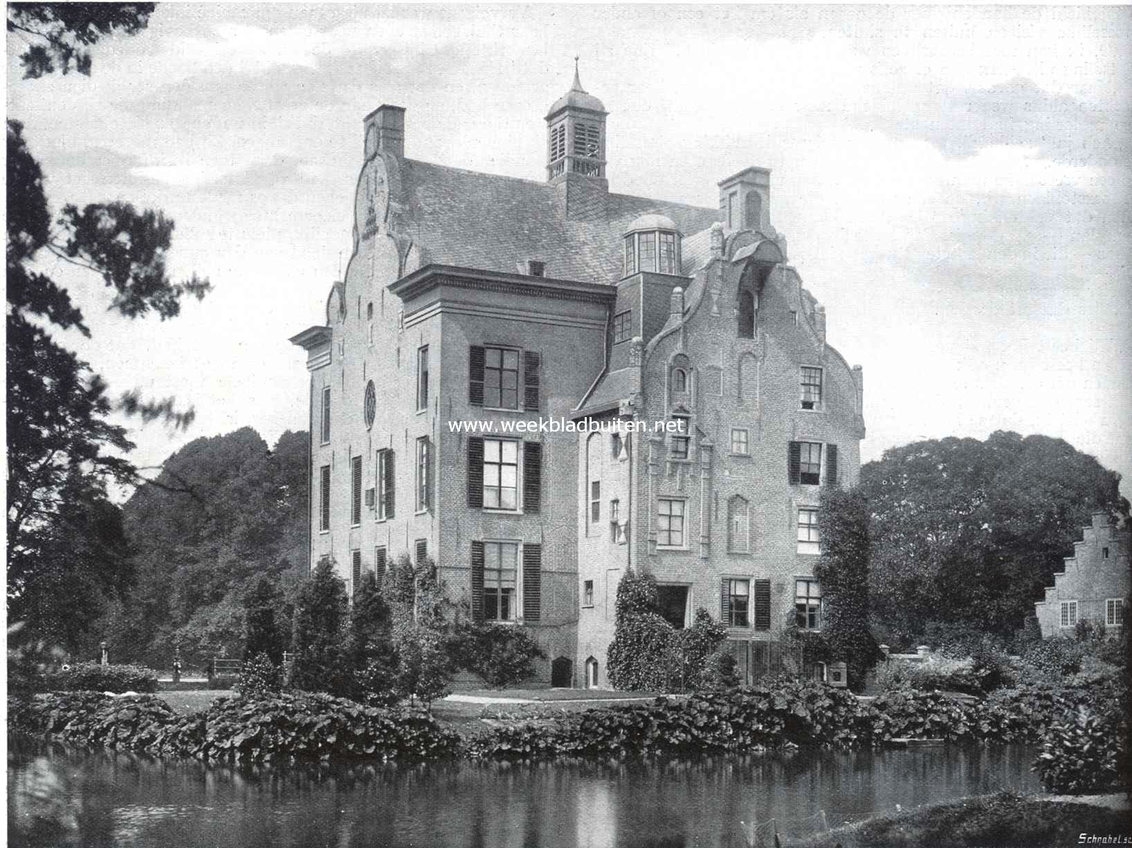 Het kasteel Ter Horst. Achterzijde