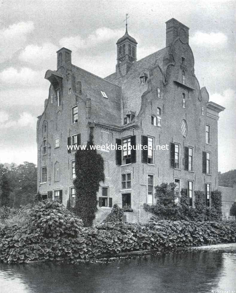 Het kasteel Ter Horst. Van het zuidoosten gezien