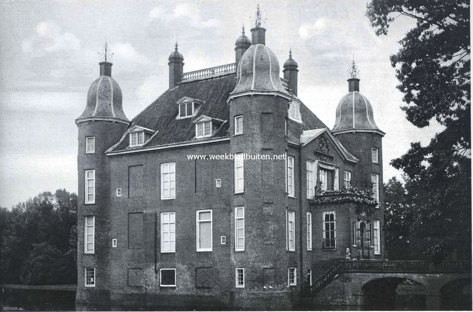 Het kasteel Biljoen. Van ter zijde gezien