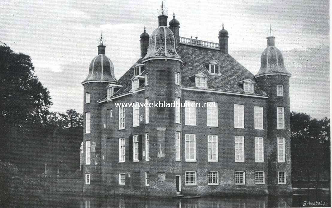 Het kasteel Biljoen. Achterzijde