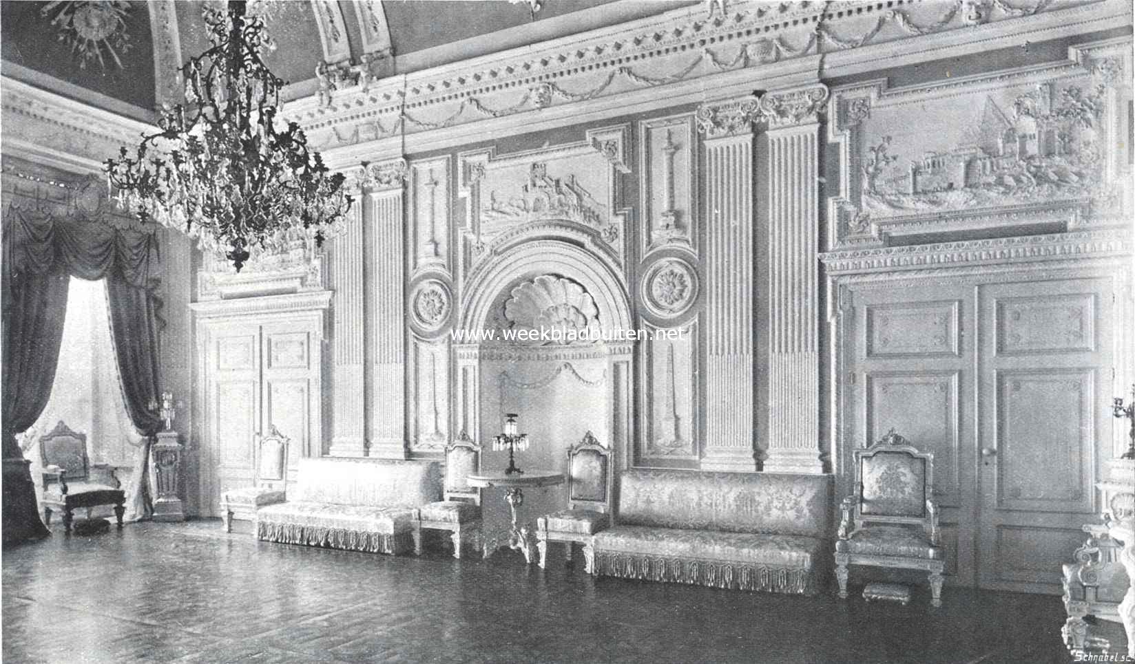 Het kasteel Biljoen. De Groote Zaal