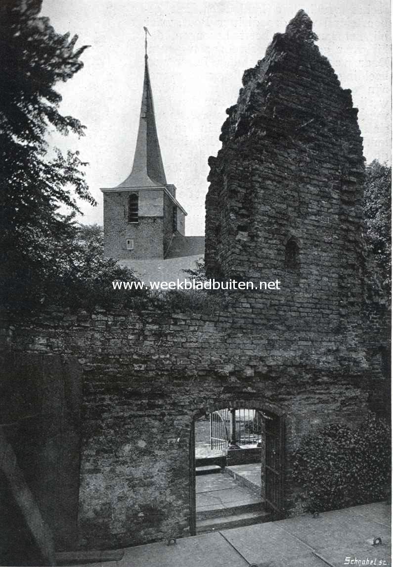 Kijkje van de rune te Hillegersberg op den kerktoren