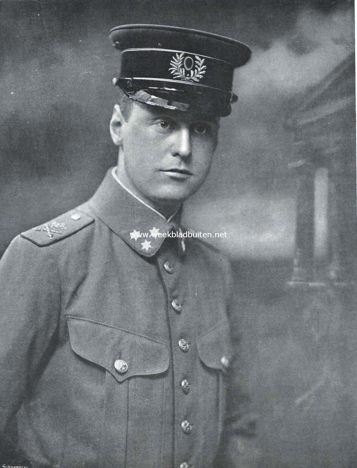 Kapitein J Fabius. De kranige jonge artillerie-kommandant van Durazzo