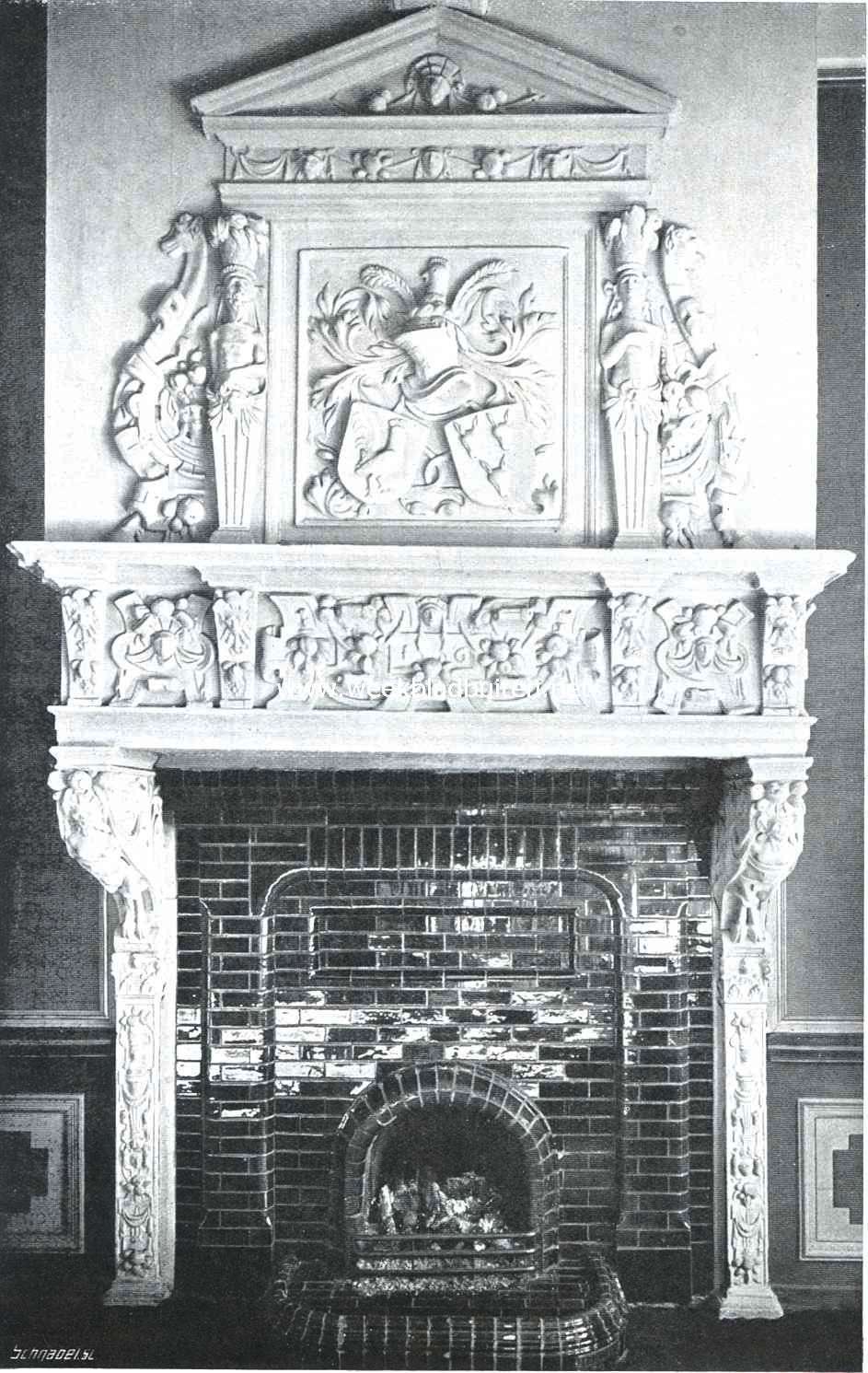 Elburg. Schouw in de burgemeesterskamer van het stadhuis