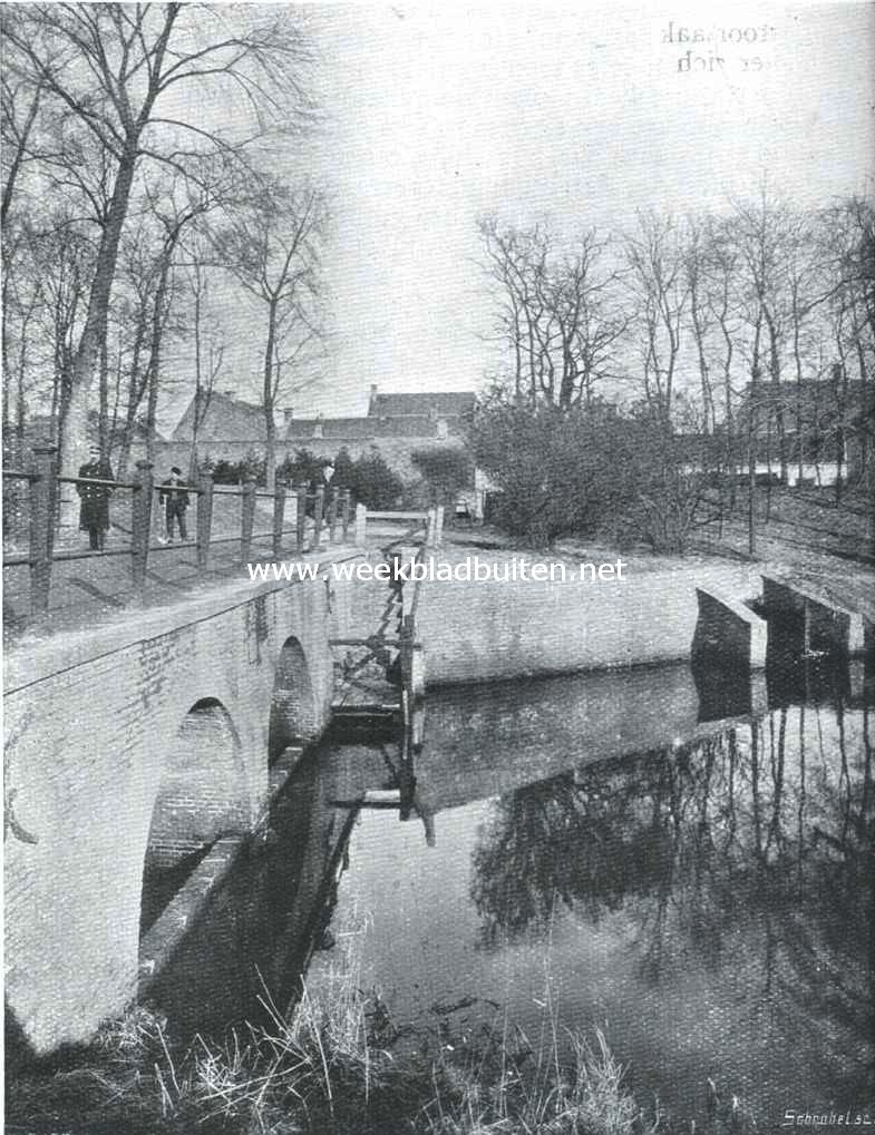 Elburg, waar men van Nunspeet het stadje binnenkomt