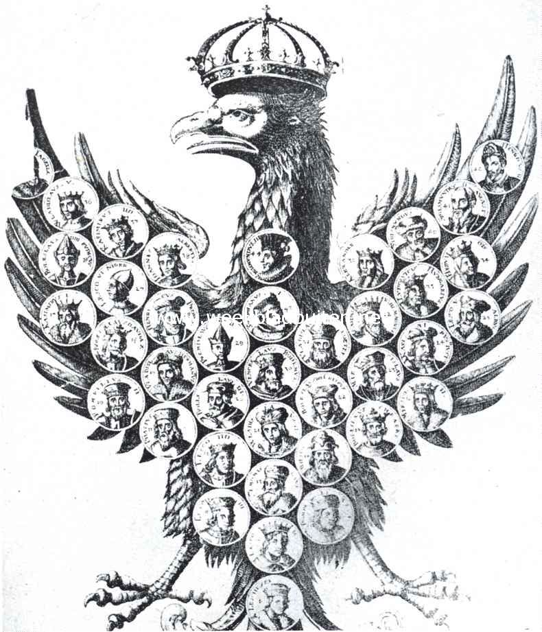 Zal Polen herleven? De genealogische arend van Polen. De Poolsche koningen, van Leschezek af tot Hendrik II, 42e koning van Polen