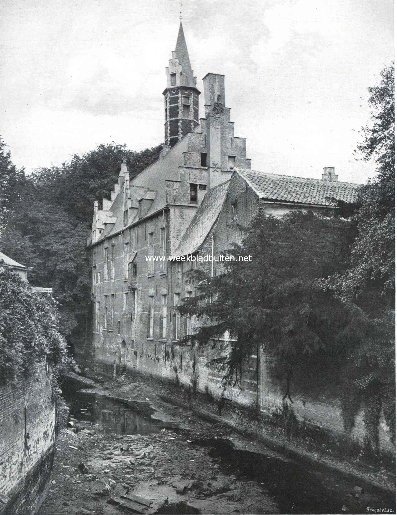 De oude abdij van St. Truien aan een der 